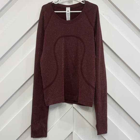 NWT Lululemon Swiftly Tech Long Sleeve Shirt *Race Sparkle In PXGN/BRYR Size 4 - Picture 1 of 8
